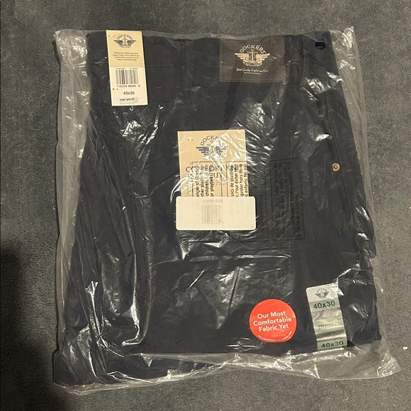 Dockers Men's Straight Jeans - Black - Picture 1 of 1
